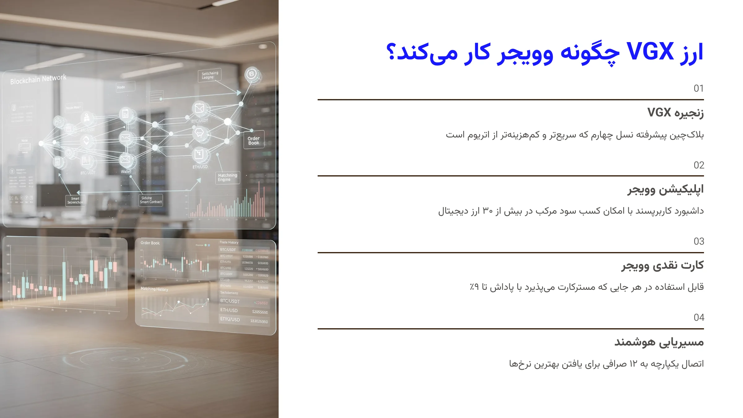 وویجر (VGX) چگونه کار میکند؟