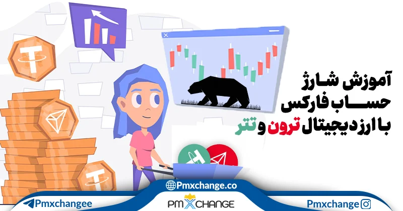 آموزش شارژ حساب فارکس با تتر و ترون