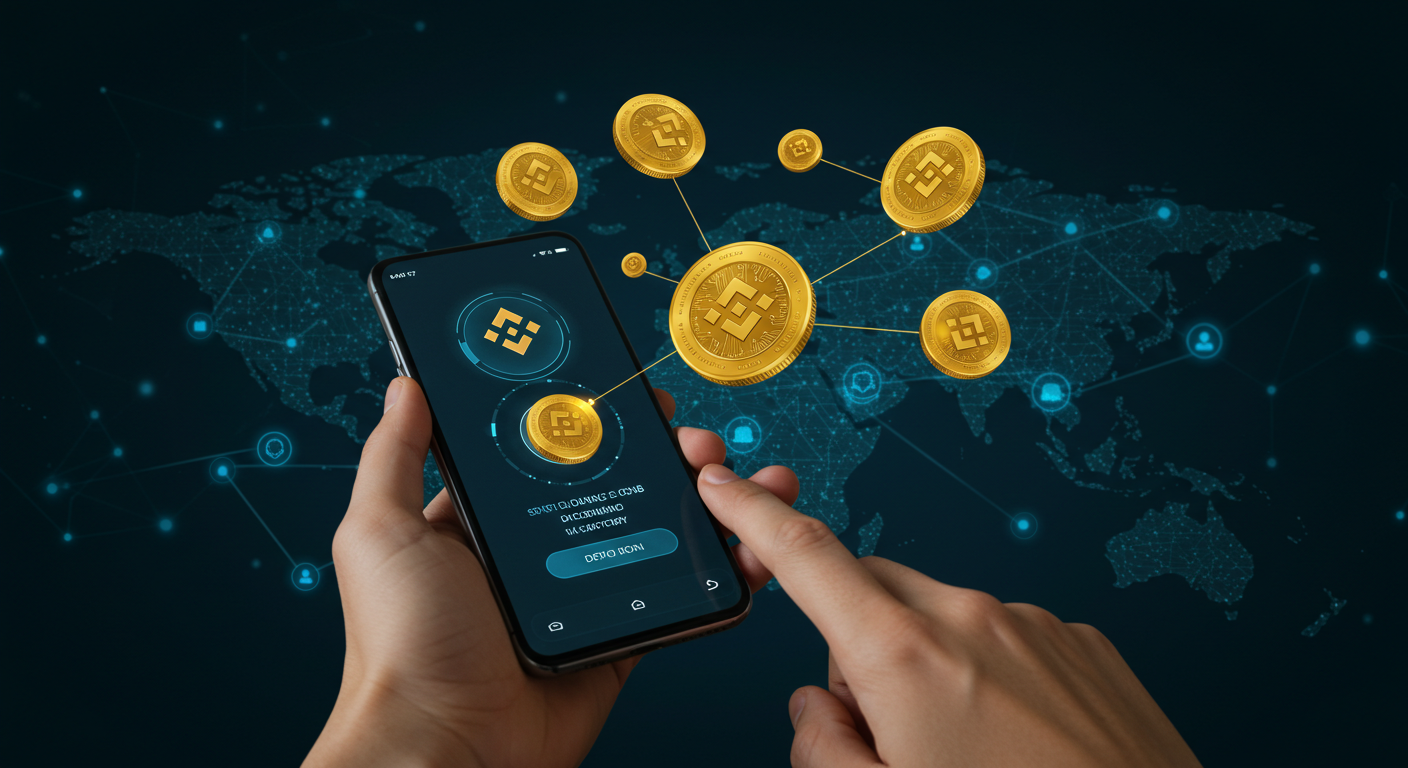 آموزش استیکینگ بایننس کوین