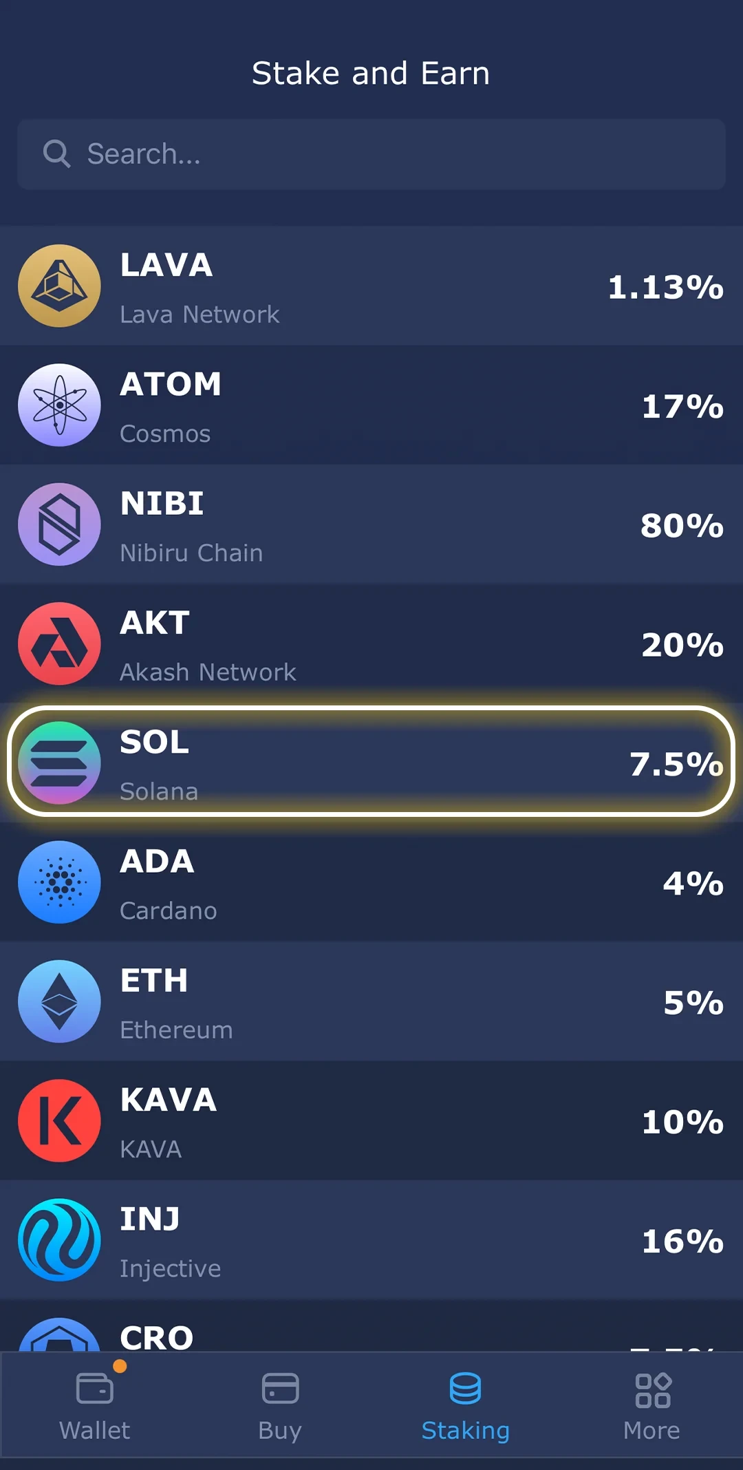 استیکینگ ارز دیجیتال در اپلیکیشن اتمیک والت