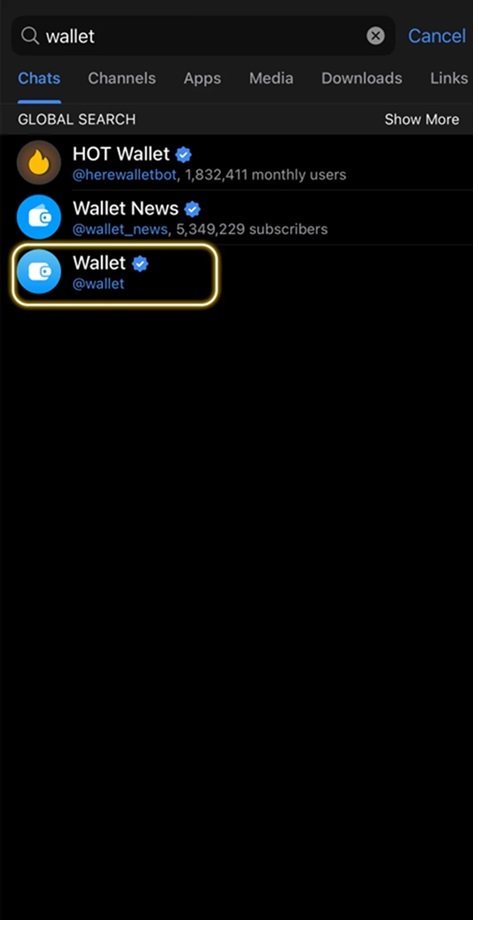 آموزش گام‌به‌گام راه‌اندازی کیف پول تلگرام