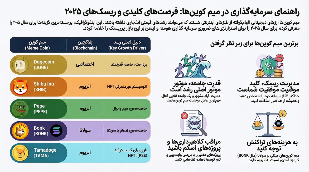 بهترین میم کوینها برای خرید