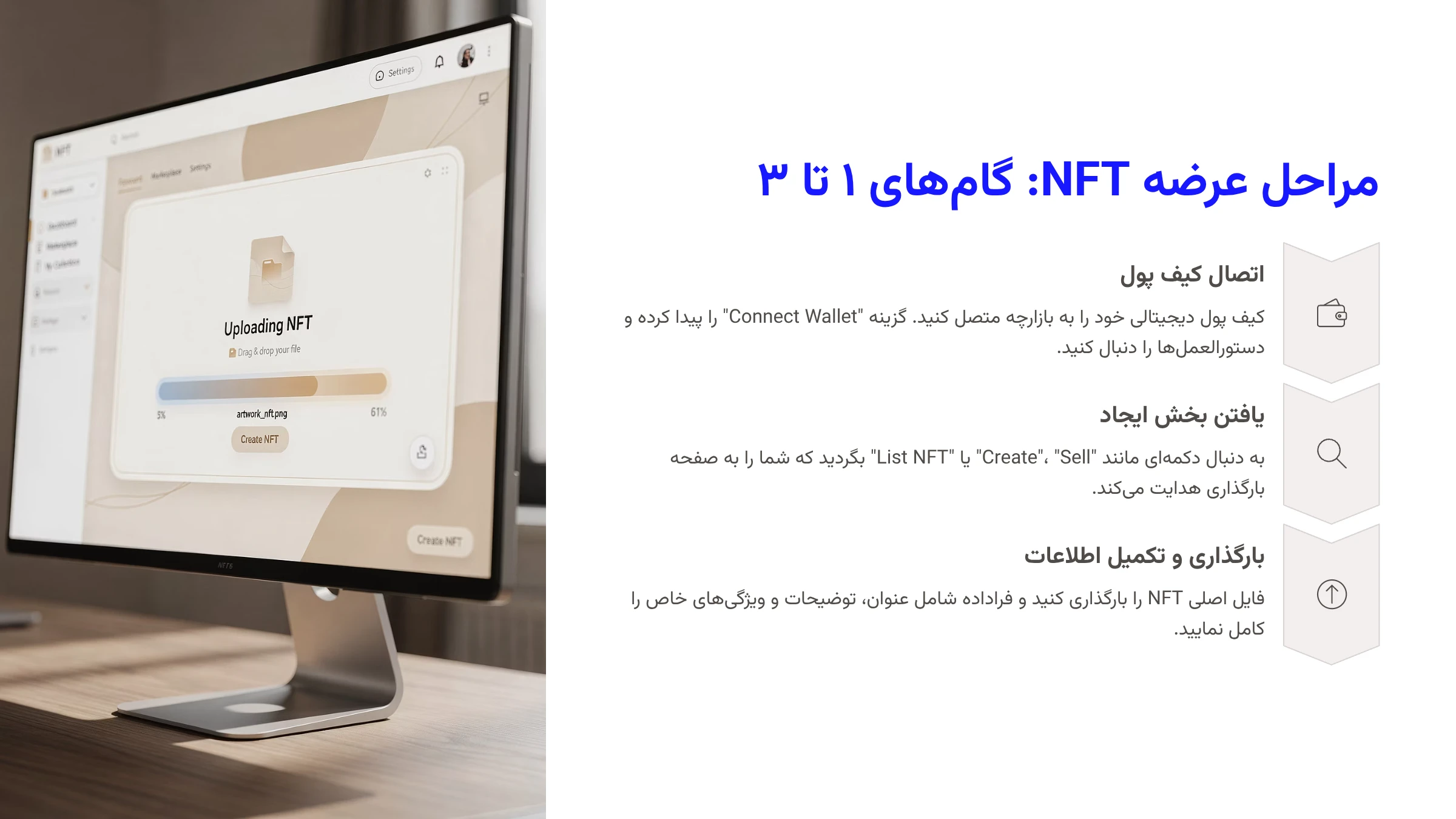 چگونه میتوان توکن NFT خود را در بازارهای معتبر عرضه کرد