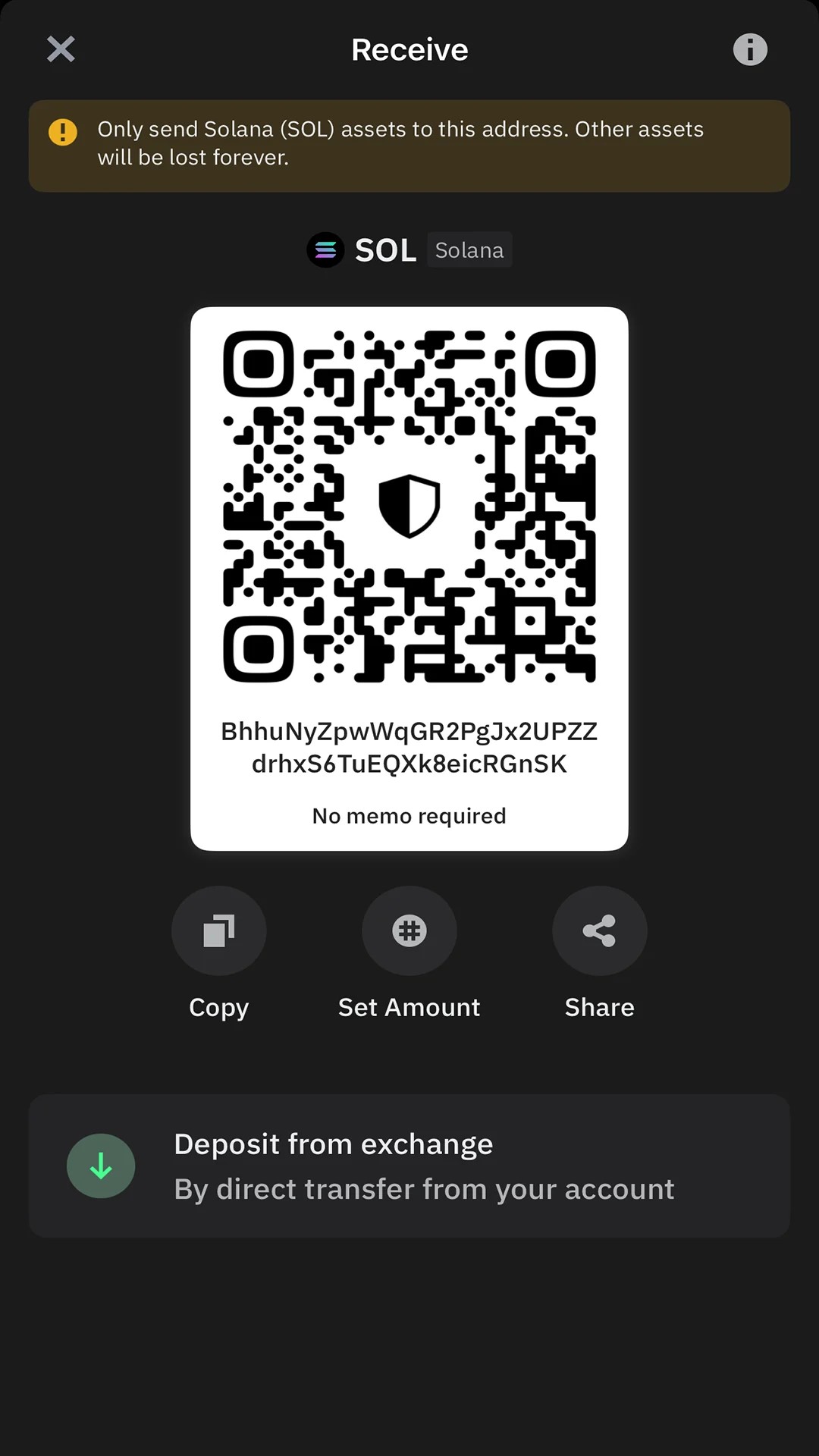 خرید و فروش سولانا در تراست ولت