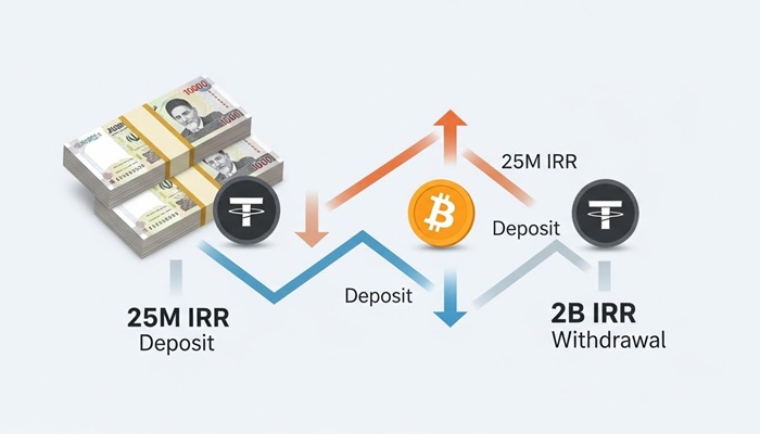 سقف واریز و برداشت از صرافی های ایرانی چقدر است؟